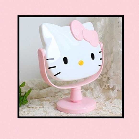 Hello Kitty Other - Hello kitty soft pink colored Vanity mirro…